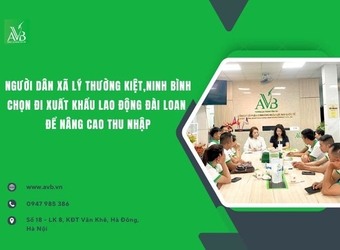 Người dân Lý Thường Kiệt,Ninh Bình chọn đi XKLĐ Đài Loan để nâng cao thu nhập