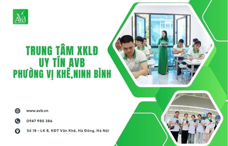 Trung tâm xuất khẩu LĐ Đài Loan uy tín AVB Quốc tế phường Vị Khê,Ninh Bình