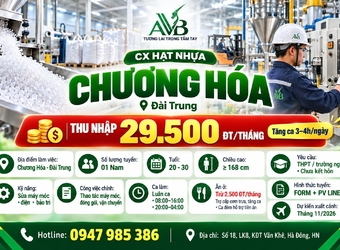 Xưởng hạt nhựa Đài Loan tuyển nam bảo trì thao tác máy tại xã Xuân Nha Sơn La
