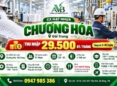 Xưởng hạt nhựa Đài Loan tuyển nam bảo trì thao tác máy tại xã Xuân Nha Sơn La