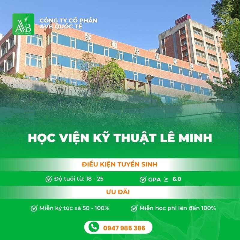 Thông tin tuyển sinh Học viện kỹ thuật Lê Minh