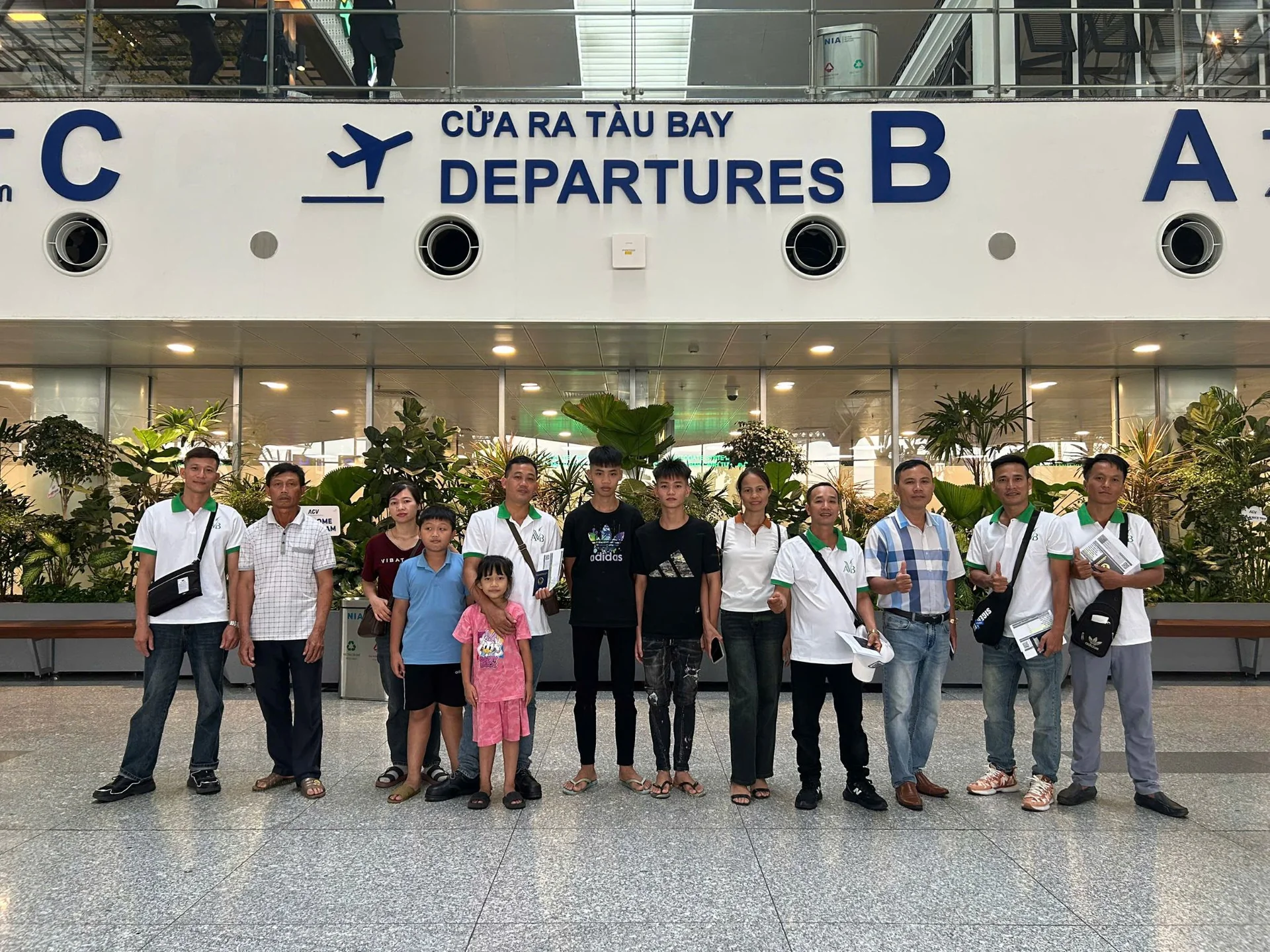 Người lao động AVB tại sân bay trước giờ bay