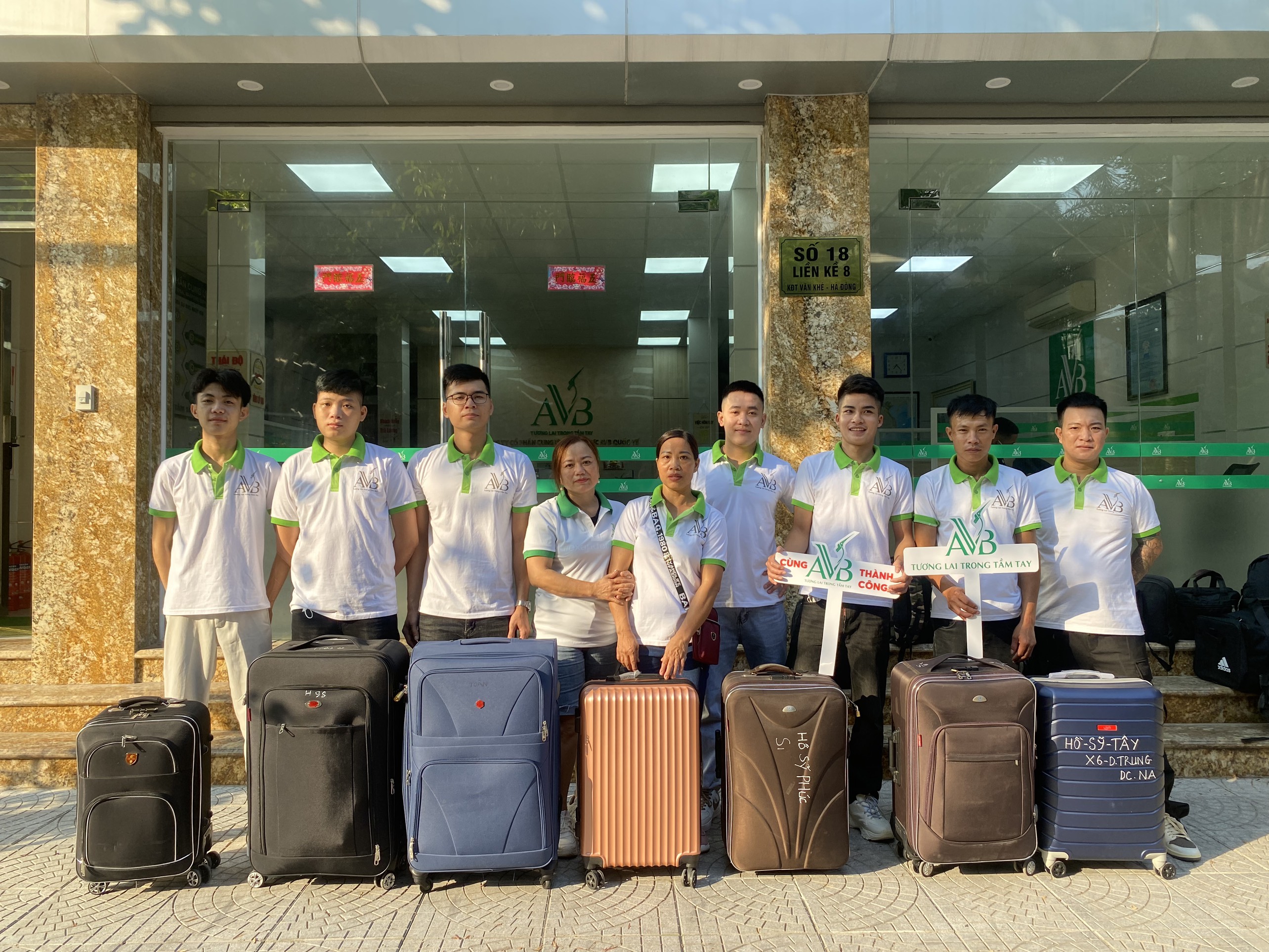 Người lao động AVB trước giờ xuất cảnh 
