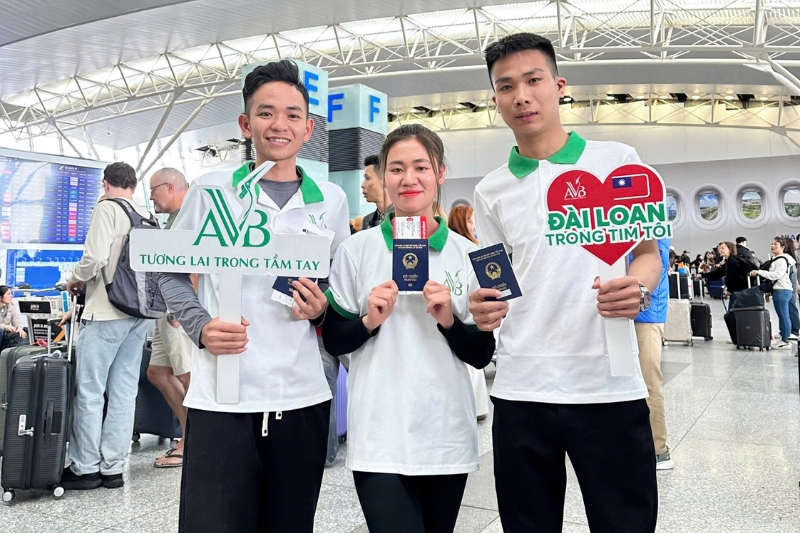 học sinh AVB xuất cảnh du học Đài Loan