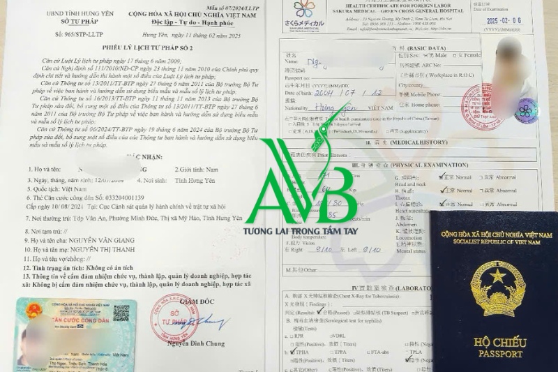 hồ sơ xuất khẩu lao động Đài Loan AVB