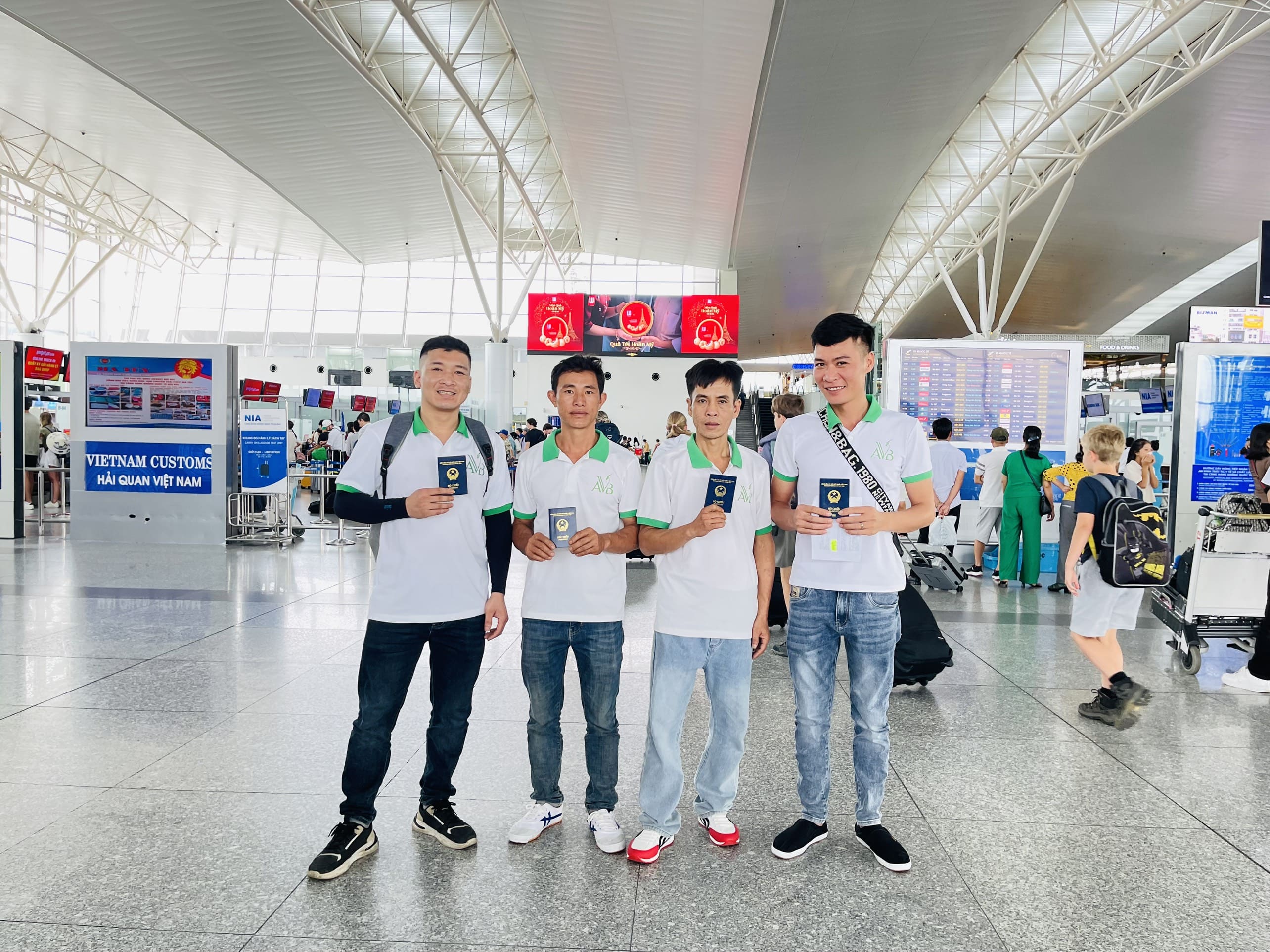 Học viên AVB xuất cảnh lao động Đài Loan
