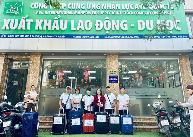 hình ảnh lao động xuất cảnh