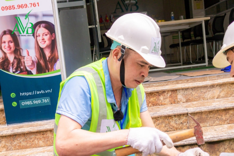 Hình ảnh thi tuyển đơn hàng xây dưng Đài Loan